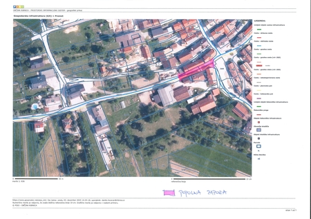 Območje zapore na LC v Jurjevici