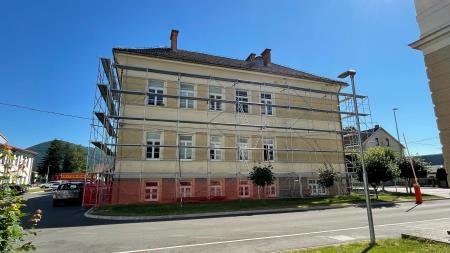 stavba B OŠ - oder za prenovo strehe