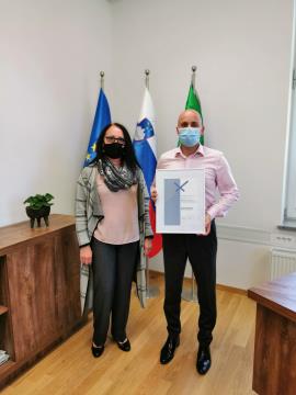 Podelitev priznanja Prostovoljstvu prijazna občina 2021