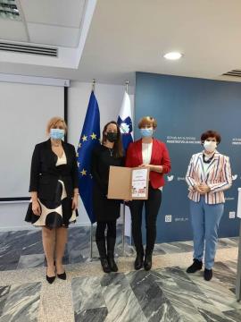 Prevzem plakete branju prijazna občina