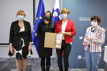 Prevzem plakete branju prijazna občina