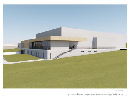 Idejna zasnova projekta preureditve POŠ Dolenja vas