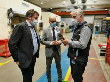 Župan na obisku v Yaskawi Ribnica