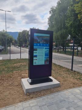 informacijska tabla v Športnem parku Ribnica