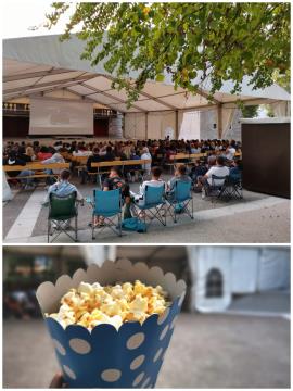 Poletni kino v ribniškem gradu, arhiv OR