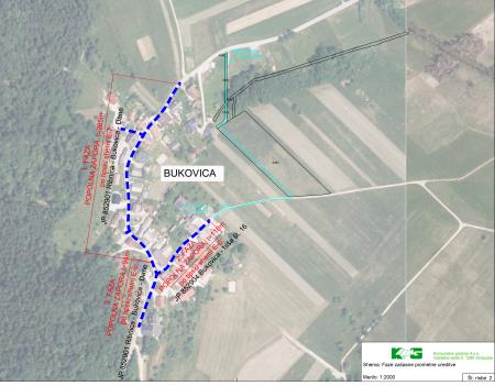 Popolna zapora občinskih cest v naselju Bukovica
