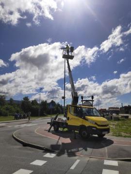 menjava razsvetljave v občini