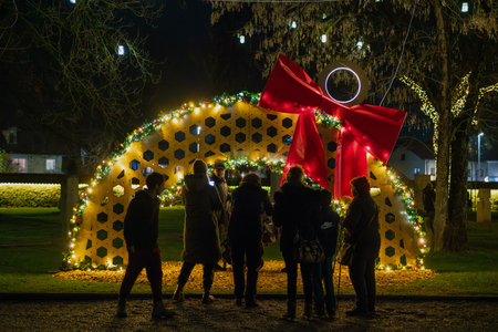 Ribnica zažarela v praznični podobi