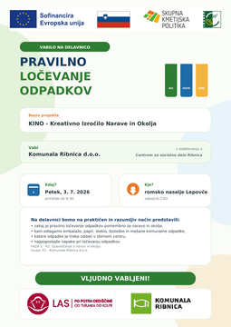 vabilo_plakat_delavnica_pravilno ločevanje odpadkov